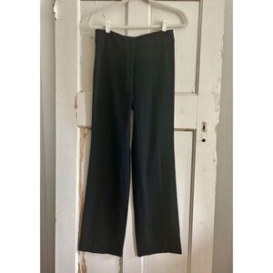 AKRIS PUNTO Black Slim Fit Bootcut Black Pants US: 6
